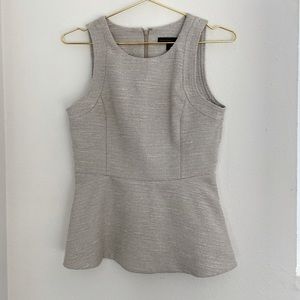 Banana Republic Tweed Peplum Top SZ.2P